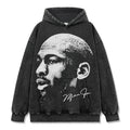 MICHAEL JORDAN VINTAGE HOODIE – שחור שטוף