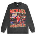 MICHAEL JORDAN LONG SLEEVE – שחור שטוף