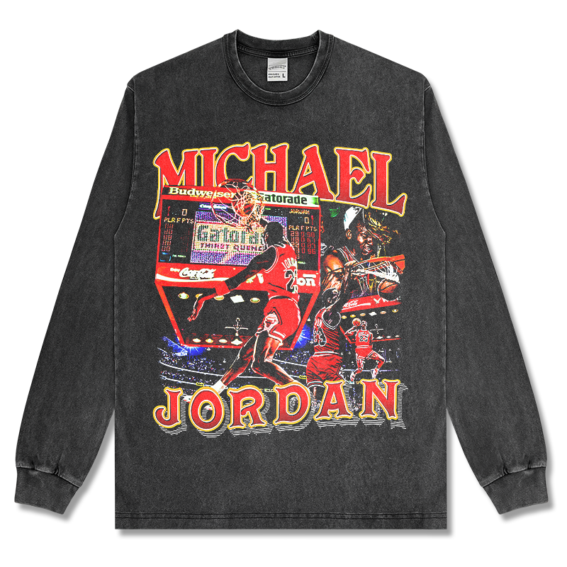 MICHAEL JORDAN LONG SLEEVE · NIGHT SHIFT