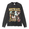 MICHAEL JORDAN LONG SLEEVE – שחור שטוף