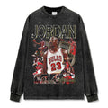 MICHAEL JORDAN LONG SLEEVE – שחור שטוף