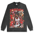 MICHAEL JORDAN LONG SLEEVE – שחור שטוף