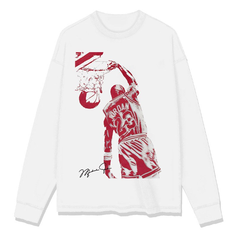 MICHAEL JORDAN LONG SLEEVE · SIXTH MAN