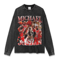 MICHAEL JORDAN LONG SLEEVE – שחור שטוף