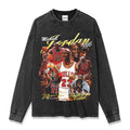 MICHAEL JORDAN LONG SLEEVE – שחור שטוף