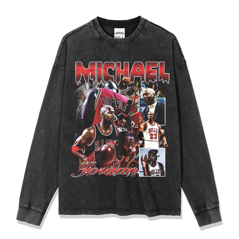 MICHAEL JORDAN LONG SLEEVE · HEAT CHECK