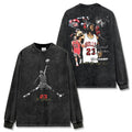 MICHAEL JORDAN LONG SLEEVE – שחור שטוף