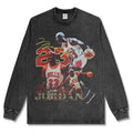 MICHAEL JORDAN LONG SLEEVE – שחור שטוף
