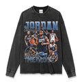 MICHAEL JORDAN LONG SLEEVE – שחור שטוף