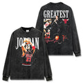 MICHAEL JORDAN LONG SLEEVE – שחור שטוף