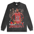 MICHAEL JORDAN LONG SLEEVE – שחור שטוף