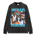 MICHAEL JORDAN LONG SLEEVE – שחור שטוף