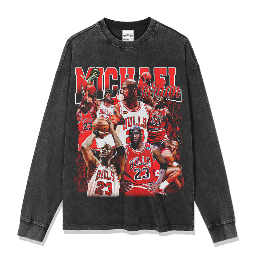 MICHAEL JORDAN LONG SLEEVE · BLACKTOP
