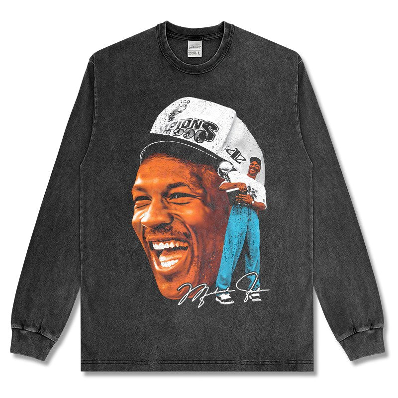 MICHAEL JORDAN LONG SLEEVE · TRIPLE DOUBLE
