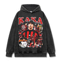 KAKÁ VINTAGE HOODIE – שחור שטוף