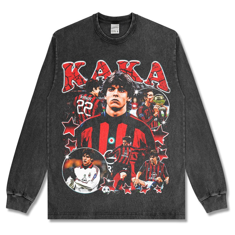 KAKÁ LONG SLEEVE – שחור שטוף