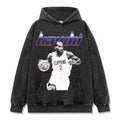 KAWHI LEONARD VINTAGE HOODIE – שחור שטוף