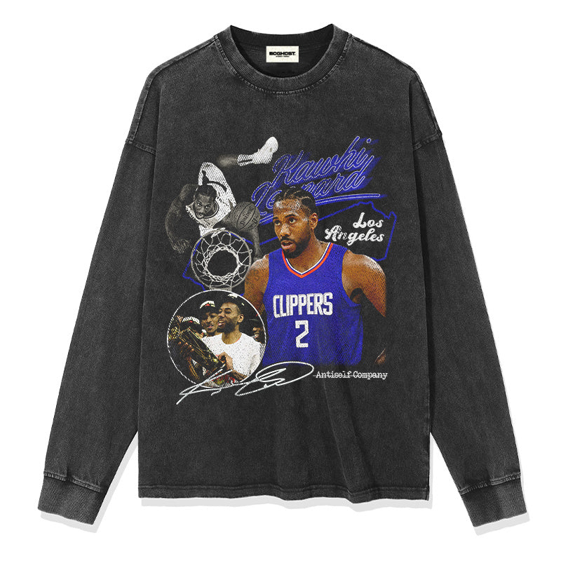 KAWHI LEONARD LONG SLEEVE · CROSSOVER