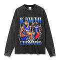 KAWHI LEONARD LONG SLEEVE – שחור שטוף
