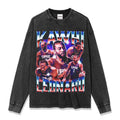 KAWHI LEONARD LONG SLEEVE – שחור שטוף