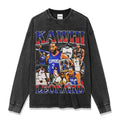 KAWHI LEONARD LONG SLEEVE – שחור שטוף