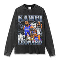 KAWHI LEONARD LONG SLEEVE – שחור שטוף