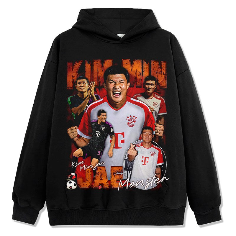 KIM MIN-JAE VINTAGE HOODIE – שחור