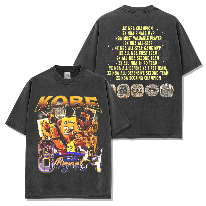 KOBE BRYANT VINTAGE TEE · PICK AND ROLL II