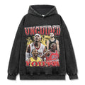 KOBE BRYANT VINTAGE HOODIE – שחור שטוף