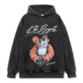 KOBE BRYANT VINTAGE HOODIE – שחור שטוף