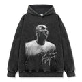 KOBE BRYANT VINTAGE HOODIE – שחור שטוף