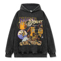 KOBE BRYANT VINTAGE HOODIE – שחור שטוף