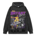 KOBE BRYANT VINTAGE HOODIE – שחור שטוף