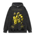 KOBE BRYANT VINTAGE HOODIE – שחור שטוף