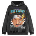 KOBE BRYANT VINTAGE HOODIE – שחור שטוף