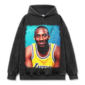 KOBE BRYANT VINTAGE HOODIE – שחור שטוף