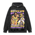 KOBE BRYANT VINTAGE HOODIE – שחור שטוף