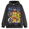 KOBE BRYANT VINTAGE HOODIE – שחור שטוף