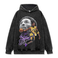 KOBE BRYANT VINTAGE HOODIE – שחור שטוף