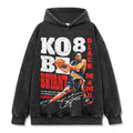 KOBE BRYANT VINTAGE HOODIE – שחור שטוף