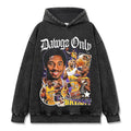 KOBE BRYANT VINTAGE HOODIE – שחור שטוף