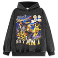 KOBE BRYANT VINTAGE HOODIE – שחור שטוף