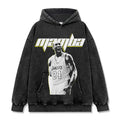 KOBE BRYANT VINTAGE HOODIE – שחור שטוף