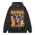 KOBE BRYANT VINTAGE HOODIE – שחור שטוף