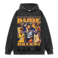 KOBE BRYANT VINTAGE HOODIE – שחור שטוף