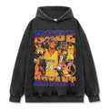 KOBE BRYANT VINTAGE HOODIE – שחור שטוף