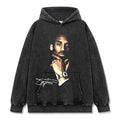 KOBE BRYANT VINTAGE HOODIE – שחור שטוף