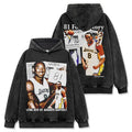 KOBE BRYANT VINTAGE HOODIE – שחור שטוף
