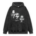 KOBE BRYANT VINTAGE HOODIE – שחור שטוף