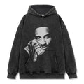 KOBE BRYANT VINTAGE HOODIE – שחור שטוף